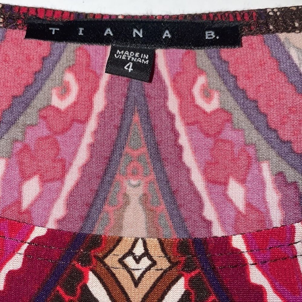 New With Tags Tiana B. Colorful Dress Boho Women’s Size 4 - Picture 4 of 9